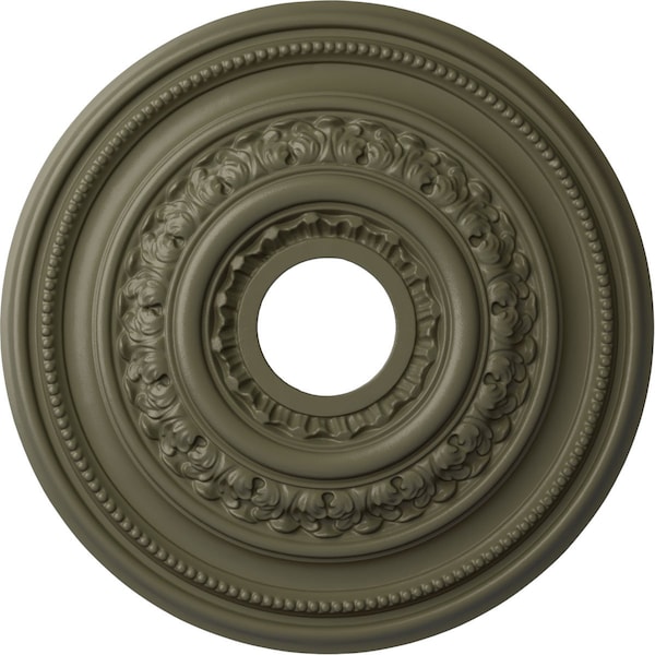 Ekena Millwork Orleans Ceiling Medallion (Canopies up to 4 5/8"), 17 5/8"OD X 3 5/8"ID X 1 7/8"P, Spartan Stone CM17OLSSF - main